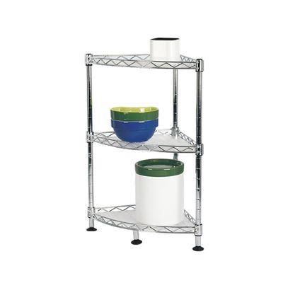 Hot Selling Wire Corner Shelving Kitchen Wire Rack for Hotel