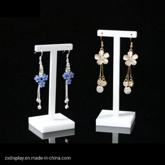 Custom Acrylic Square Jewelry Display Stand with Arm for Earring