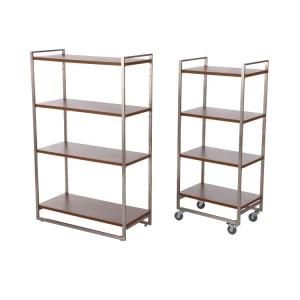 Multi-Functional Metal Clothing Display Rack and Display Shelf for Store