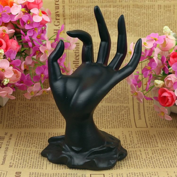 Resin Lotus Bottom Ok Gesture Ring Display Rack Bracelet Necklace Display Jewelry Props Jewelry Rack