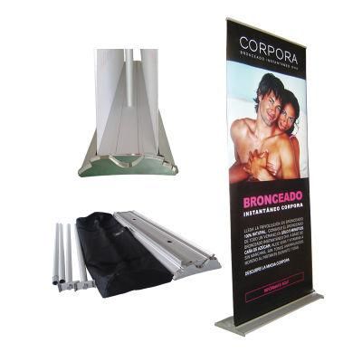 Manufacture Double Sided Tension Fabric Banner Advertising Roll up Display Stand