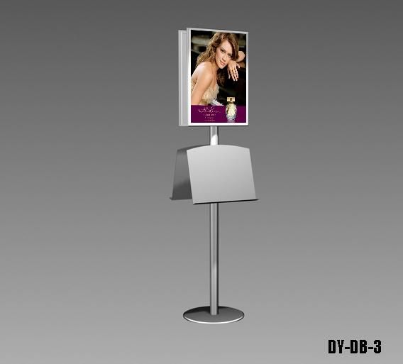 Double Sides Exhibitline Literature Stand Brochure Shelf