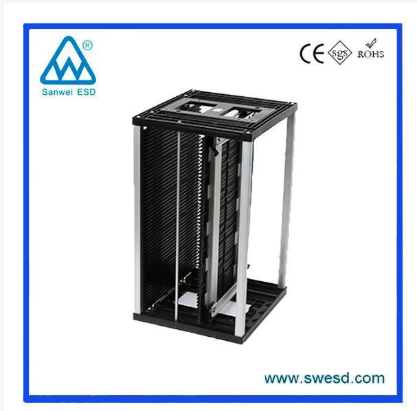 Plastic Top/Bottom ESD PCB Rack Plastic Magazine Rack