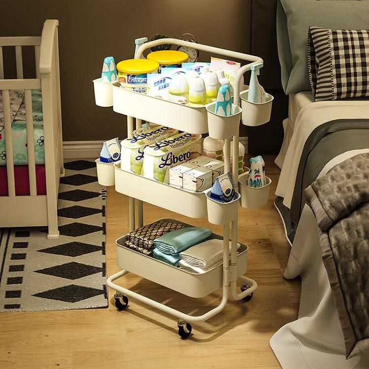 Bedroom Kitchen Bathroom Storage Rack Movement Supermarket Special Display Racks Wisda Commercial White Shelf Rack