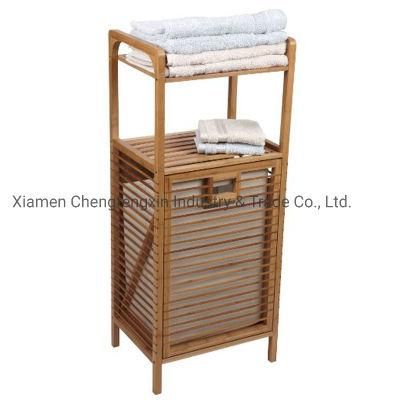 Bathroom Laundry Basket/Shelf Bamboo Laundry Hamper/Youlike_Fsc/BSCI Factory