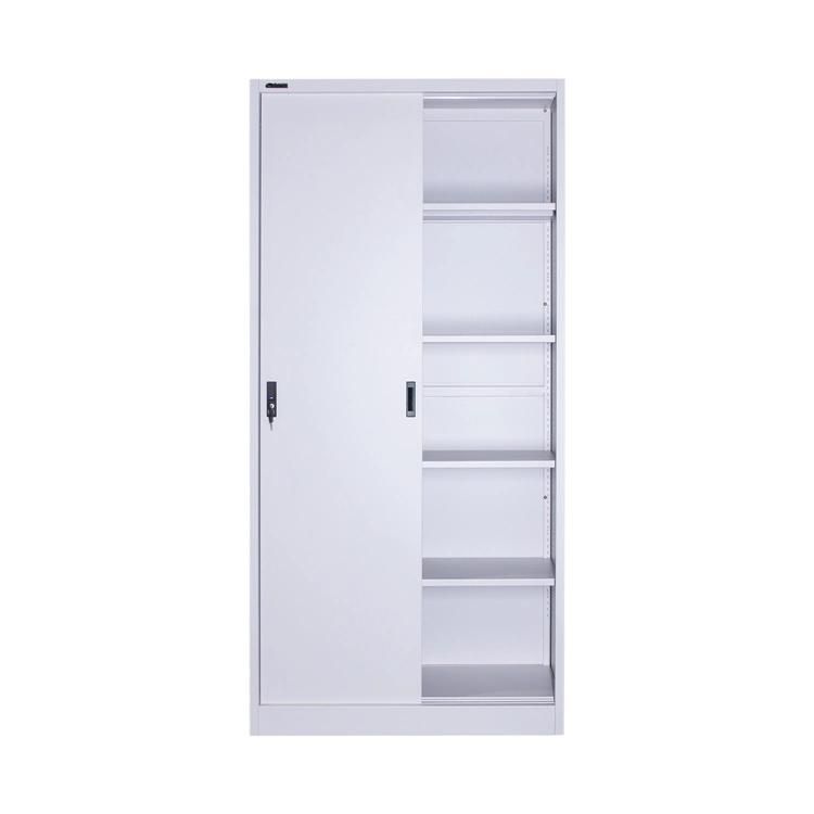 Modern Metal Sliding Door Book Shelf for Filing Cabinet