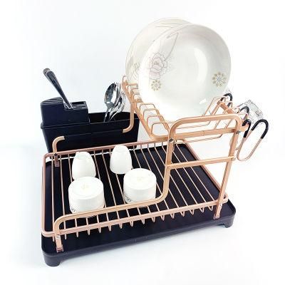 Kitchen Tool Utensils Storage Rack Shelf Metal Aluminum Dish Rack