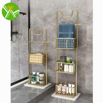 Multifunctional Towel Rack Bathroom Luxury Bathroom Organizer Rack for Bathroom Decoration