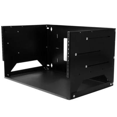 Portable Adjustable 9u 12u Wall Mount It Open Frame 19 Inch Rack Black