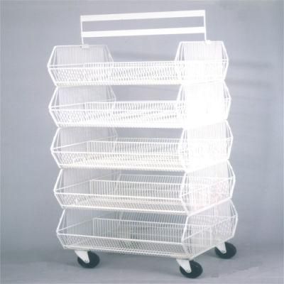 90cm 5-Tier Metal Wire Shelving Rack