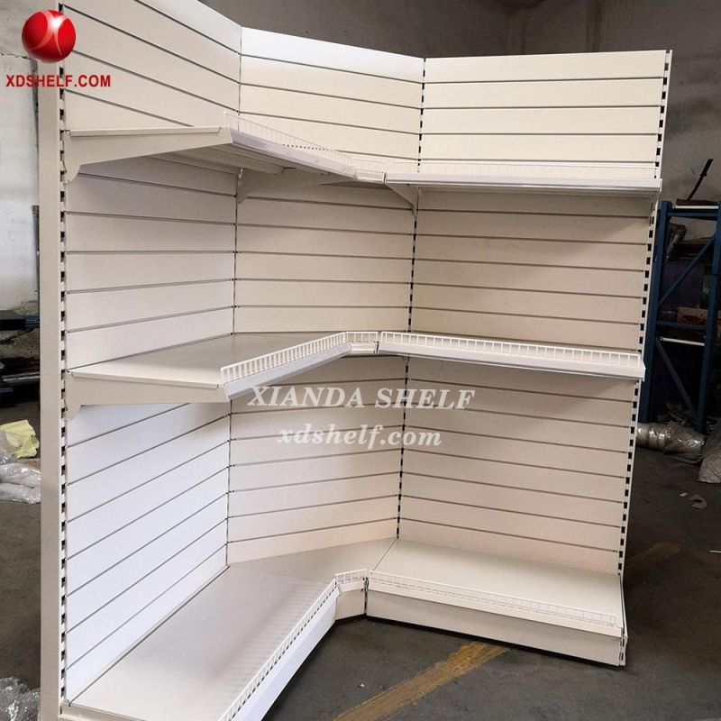 Furniture Fixture Metal Display 900L *450d *2200h (mm) Slat Wall Engine Oil Rack