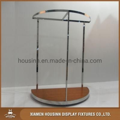 Stainless Steel Display Stand Retail Clothing Garment Display Rack