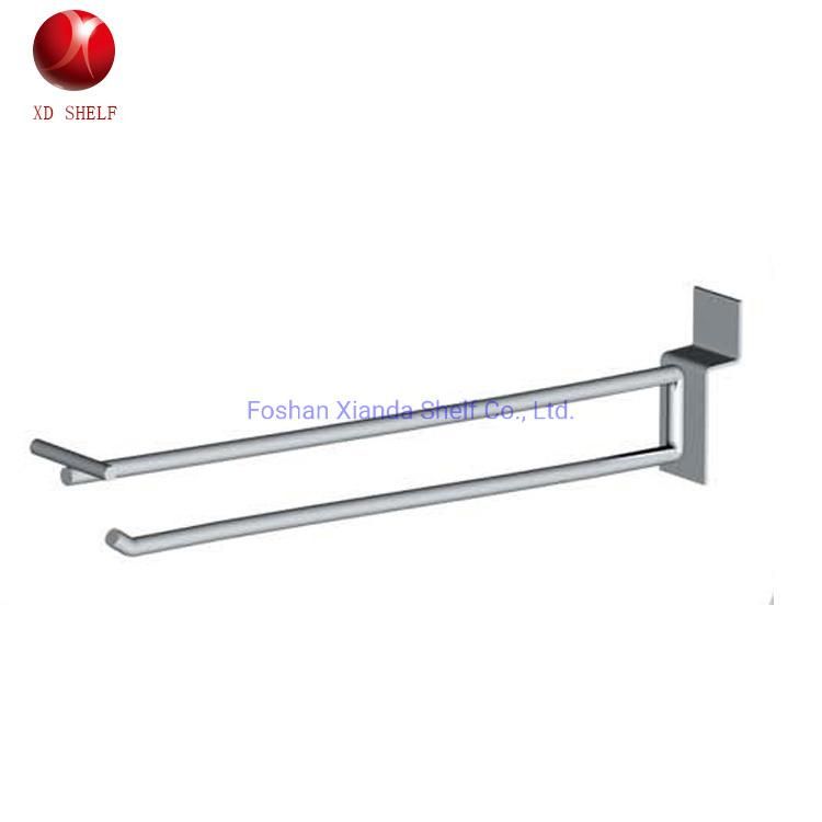Silver Single Xianda Shelf Carton Package 200 / 250 300 350 (mm) Snap Hooks Hook