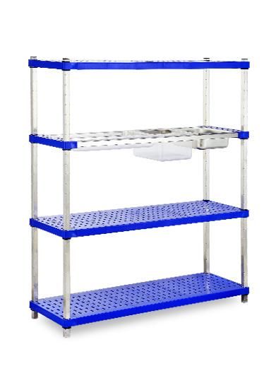 Heavybao Plastic Adjustable Shelf Kitchen Vegetable or Fruit Storage Rack on Sale