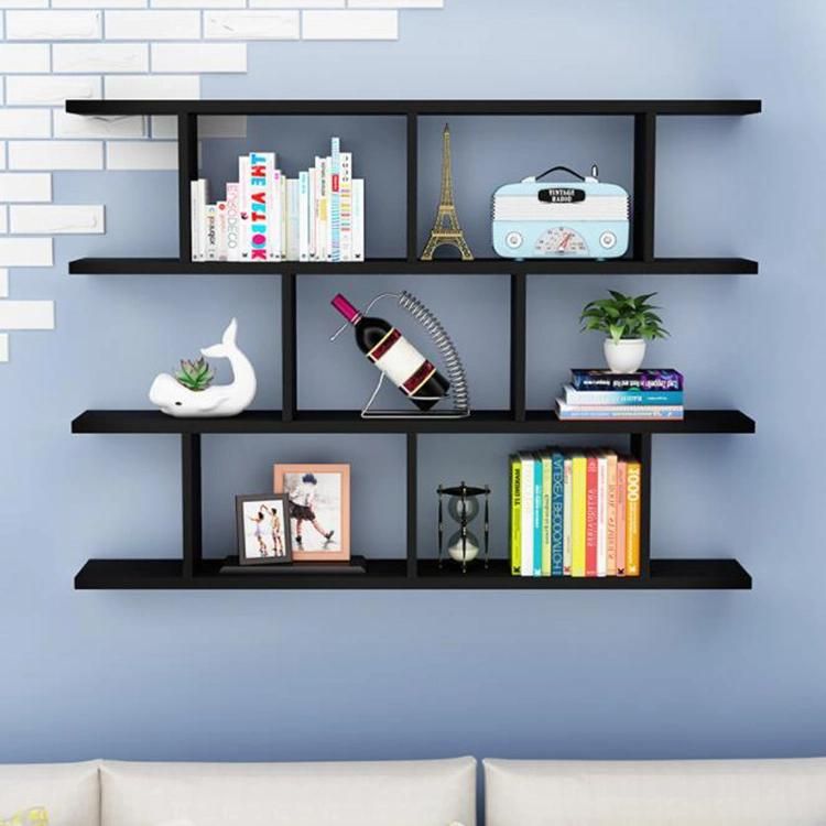 Wooden Creative Wall Decoration Bookshelf