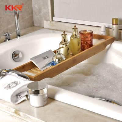 Adjustable Storage Rack Bathtub Tray Bath Shelf