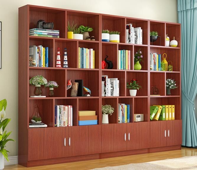 Bookshelf Simple and Economical Living Room Free Combination Bookcase Shelf Cabinet