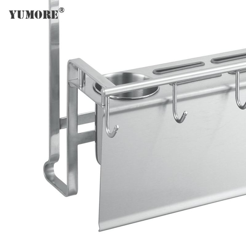 Wall Mounted Metal Stainless Steel Storage Holder Shelf Kitchen Rack