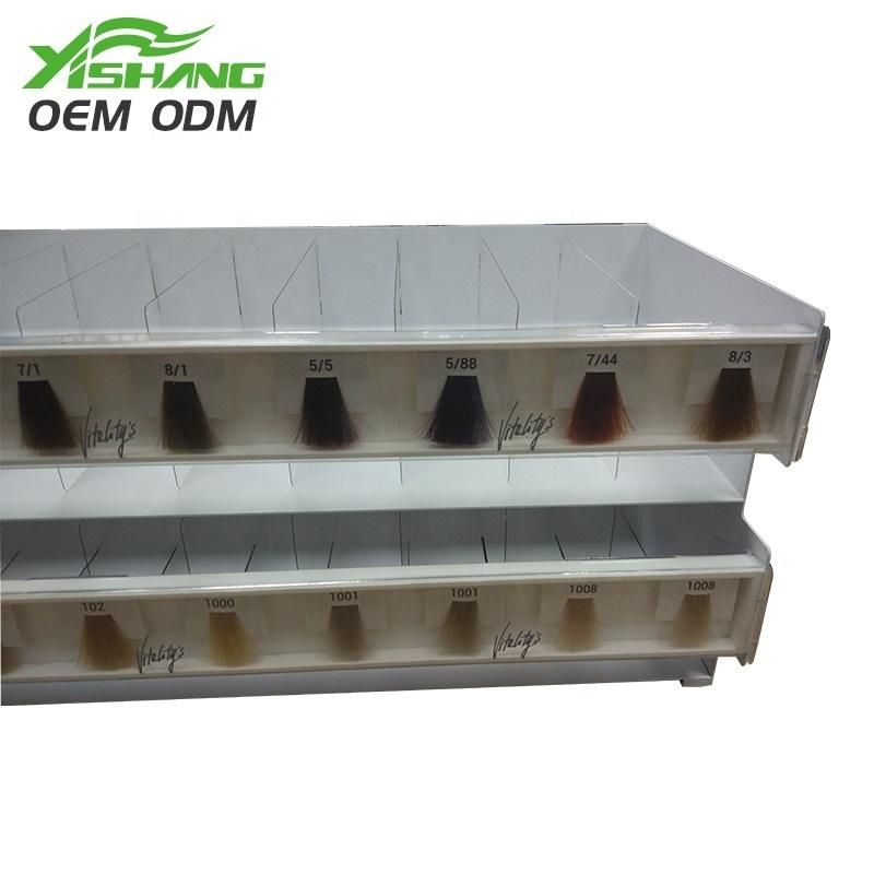 Custom Table Top Metal Acrylic Hair Dye Display Rack