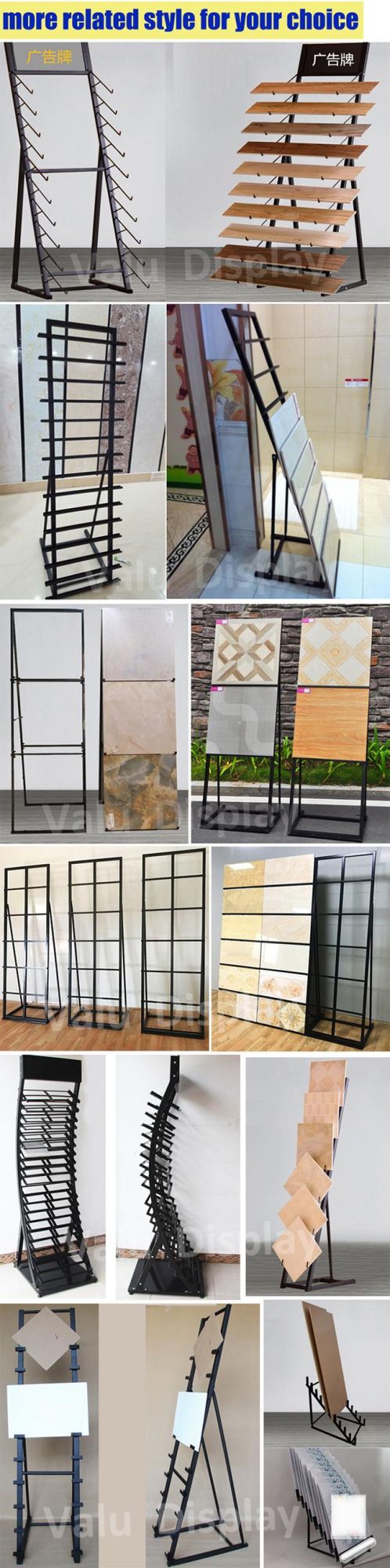 Marble Display Stand Storage Rack for Stone Tile Sample Board