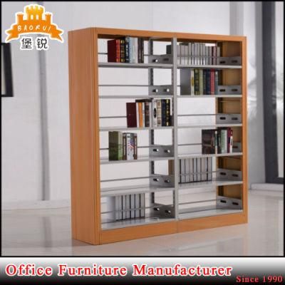 Knock Down Double Side Steel Book Rack for School