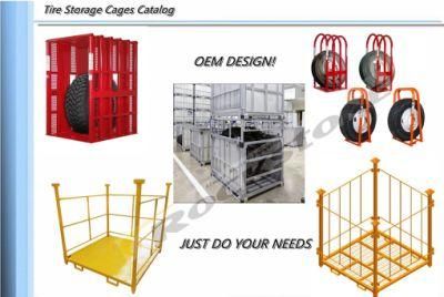 High Quality Customized Detachable Stacking Metal Racks for Tires Storage