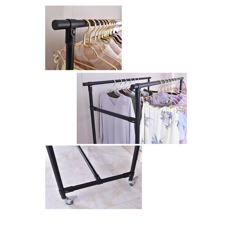 Golden Vintage Industrial Style Storage Rack