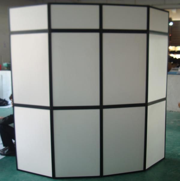 3*4 Folded Panel Display Stand with Kt/PVC Board for Advertising