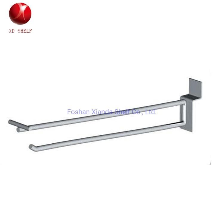 Silver New Xianda Shelf Carton Package 200 / 250 300 350 (mm) Retail Wire Hook