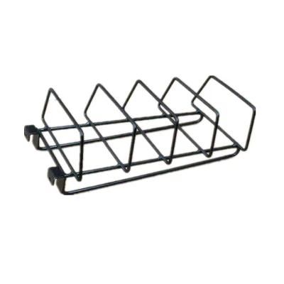 Chrome Hanging Basket Bracket Left Zinc Supermarket Display Shelf Hooks