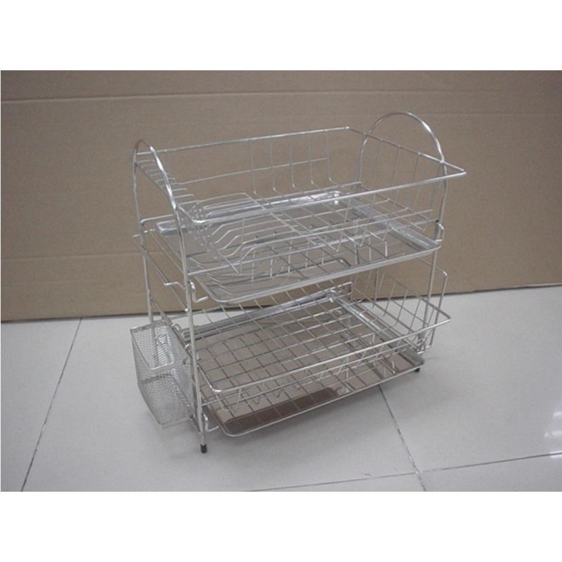 Metal Dish Racks for Kitchen Dish Drying Drainer Tableware Drying Rack Dish Rack Multi-Functional