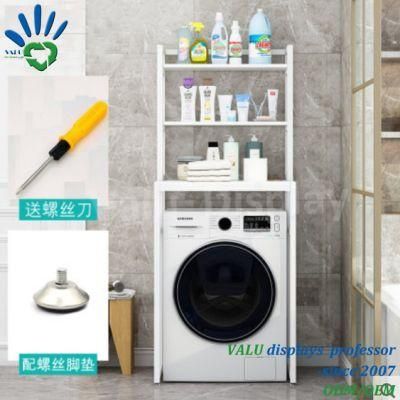 3-Tier Drum Washing Machine Storage Rack Space-Saving Bathroom Storage