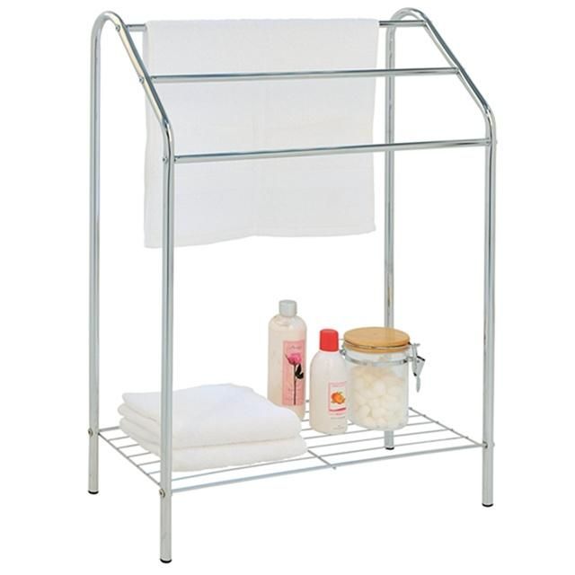 Bathroom Storage Toilet Usage Standing Shampoo Towel Rack