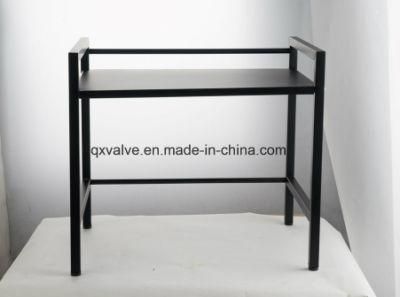 Square Tube Stainless Steel Shelf Reinforced Robust Construction Solid Working Table