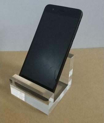Custom Clear Acrylic Mobile Phone Counter Display Stand