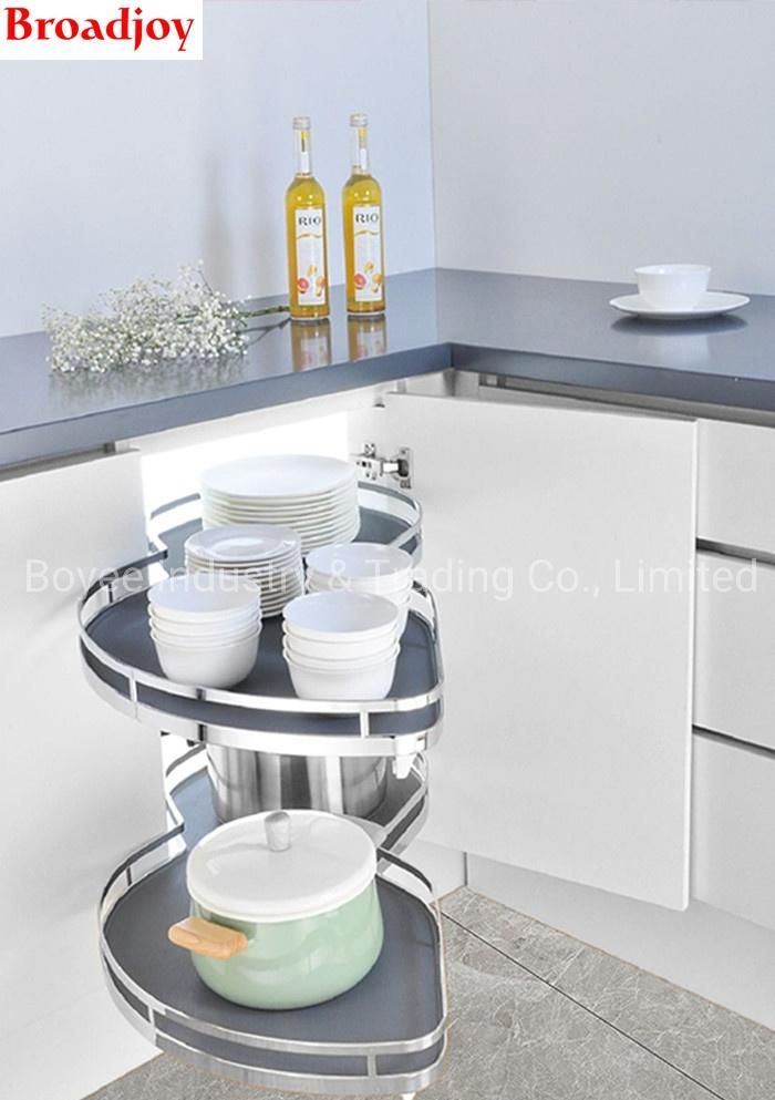 Saving Space Kitchen Storage Organizer Snack Sundries Shelf Cabinet Mounted Soft Closing Swing Tray Rack