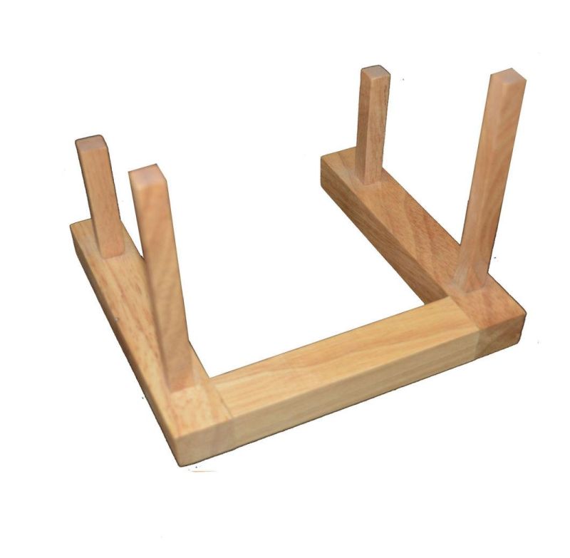 Wood Storage Rack Cup/Bowl Holder