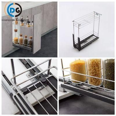 Cabinets 250 Kitchen Pantry Rack 2-Tier Basket Ball-Bearing