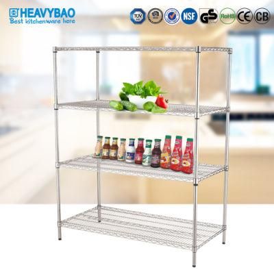 Heavybao New Item Kitchen Storage Racks Organizer Food Pot Pan Cookware Pantry Wire Rack