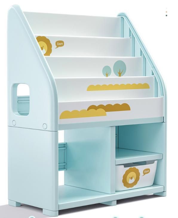 Toy Storage Rack, Children′ S Bookshelf, Picture Book Integrated Small Storage Rack