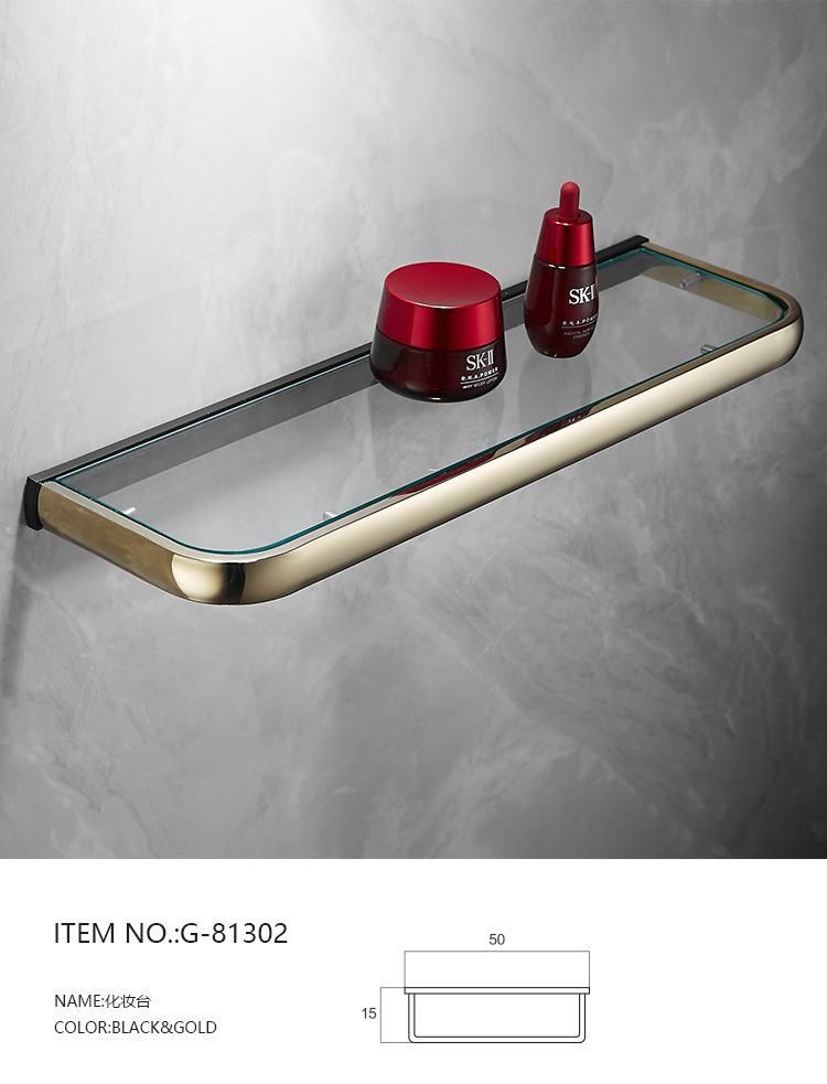 Brass Bathroom Accessories Towel Rail Rack Bar Shelf Toilet Paper Tissue Holder Hardware Set.