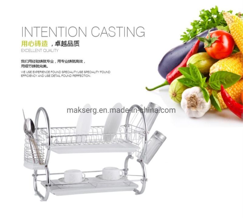 SS304 Dish Rack Multilayer Shelves