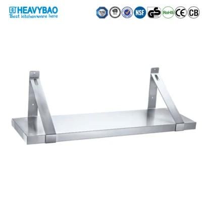 Heavybao Stainless Steel Wall Hanging Shelf Board Type Rack
