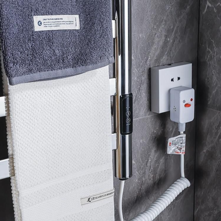 Kaiiy Electric Heated Drying Rack Towel Stainless Steel Material Wall Mount Warmer Modern Towel Rack