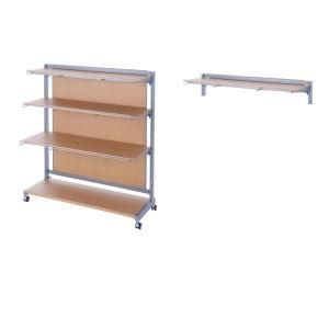 High-End Custom Wooden Clothing Gift Shop Counter Display Rack for Store