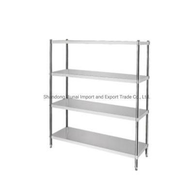 High Quality Stainless Steel Multi-Layer Storage Shelf Kitchen Steel Rack Stainless Steel Shelf