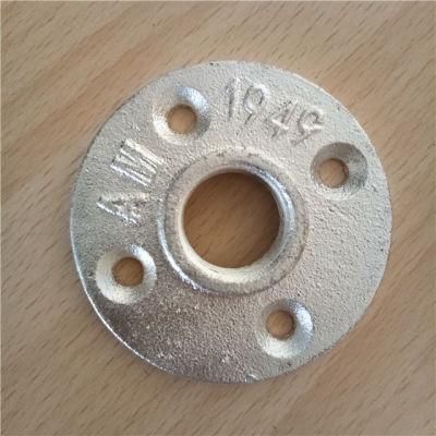 3/4inch Galvanized Thread Flange for Industrial Pipe Shelf