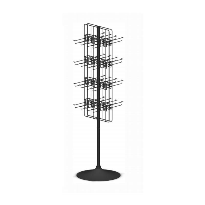 Big Size Double Sides Display Stand Rack with 10 Wire Shelf