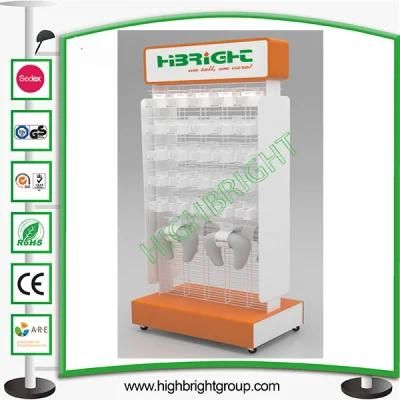 2 Sided Acrylic Store Display Rack