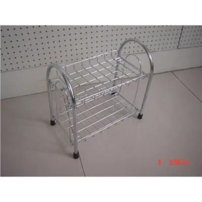 2 Tier Shower Shelf Rack Storage Basket Wall Mount Holder Bathroom Shower Shelf